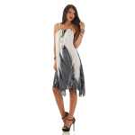 Damen Kleid Strandmode Ärmellos Sommerkleid;