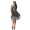 Damen Kleid Strandmode Ärmellos Sommerkleid;