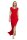 Damen Elegantes Kleid Maxikleid Abendkleid Cocktailkleid mit Schlitz; Rot S