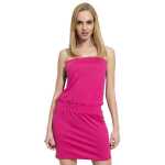 Damen Kleid Tunika Minikleid Bandeau Trägerlos Rückenfrei;
