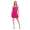 Damen Kleid Tunika Minikleid Bandeau Trägerlos Rückenfrei;