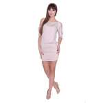 Damen Kleid Dress Schulterfrei mit Strass Pailetten...