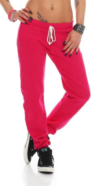 Damen Jogging Hose Sport Hose BW; Pink/L/40