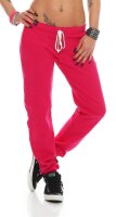 Damen Jogging Hose Sport Hose BW; Pink/L/40