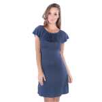 Damen Sommerkleid Off-Shoulder Trägerlos;