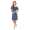 Damen Sommerkleid Off-Shoulder Trägerlos;