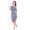 Damen Sommerkleid Off-Shoulder Trägerlos;