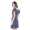 Damen Sommerkleid Off-Shoulder Trägerlos;