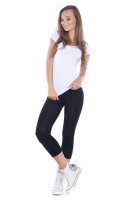 Damen Leggings 3/4 Capri viele Farben;