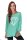 Damen Langarm Bluse Oberteil mit Motiv; Mintgrün/L/XL