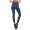 Damen Leggings Hochbund Bauchweg Mieder Miederhose; Dunkelblau S/M