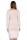 Damen Kleid Wickelkleid Langarm Raffungen V-Ausschnitt; Beige/L/XL