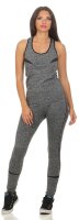 Damen Yoga Sport Set Zweiteiler Fitness Hose Leggings;