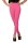 Leggings Hoher Bund mit Taschen Baumwolle; Rosa L/40