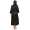Damen langes Kimono Nachtmantel Seidenrobe Morgenmantel, S M L XL 2XL