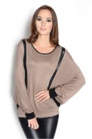 Damen Bluse Langarm Tunika Oberteil Shirt Pullover;