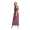 Damen Kleid Elegant 3/4 Arm Schulterfrei; Cappucino L/XL