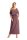 Damen Kleid Elegant 3/4 Arm Schulterfrei; Cappucino XL/2XL