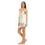 Damen Nachtwäsche Pyjama Set Kurz aus Satin & Spitze; S M L XL 2XL 3XL