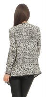 Strickjacke Sweats Poncho Umhang Cardigan Jacke; Muster 2 S