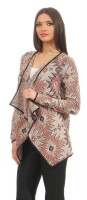 Strickjacke Sweats Poncho Umhang Cardigan Jacke; Muster 3 S
