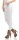 Destroyed Treggings Jeggings Hüfthose Stretch Slimfit Hose Skinny; Weiß XL