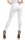 Destroyed Treggings Jeggings Hüfthose Stretch Slimfit Hose Skinny; Weiß XL