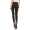 Destroyed Treggings Jeggings Hüfthose Stretch Slimfit Hose Skinny; Schwarz S