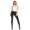 Destroyed Treggings Jeggings Hüfthose Stretch Slimfit Hose Skinny; Schwarz S