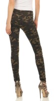 Damen Jeggings Hüfthose  Tarnmuster M/38