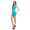 Sommer-Kleid Dress Club Party; Petrol L/XL