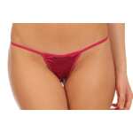 Damen langes Satin Negligé Nachtkleid mit Spitze + G-String