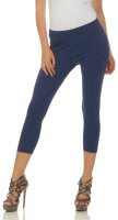 Damen Leggings 3/4 Capri mit Muster;