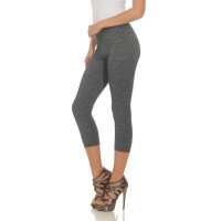 Damen Leggings 3/4 Capri mit Muster; Muster 9/XL