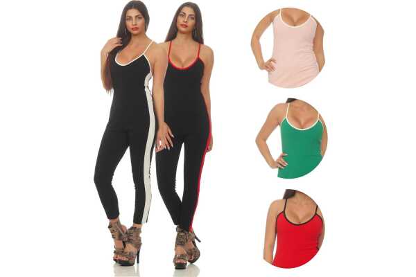 Damen Rückenfrei Slim Sommer Overall Catsuit Hosenanzug Jumpsuit Playsuit,
