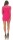 Damen Kleid Spitzenkleid Langarm; Pink L/XL
