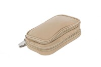 Kosmetiktasche Kulturbeutel Make Up Kosmetik Schminktasche Beautycase Federmappe, TA-9665 Beige