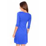 Damen Minikleid mit transparenten Einsätzen Mesh;