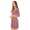 Damen Minikleid mit transparenten Einsätzen Mesh;