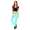 Damen Leggings in 8 Farben; Mintgrün  2XL/3XL 44/46