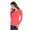 Damen Bluse Langarm-Shirt Asymmetrisch;