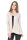 Damen Sweats Umhang Cardigan Blazer Poncho; Beige L/XL