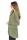Damen Sweats Umhang Cardigan Blazer Poncho; Khaki 2XL/3XL