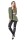 Damen Sweats Umhang Cardigan Blazer Poncho; Khaki 2XL/3XL