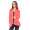 Damen Sweats Umhang Cardigan Blazer Poncho; Koralle L/XL