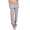 Damen Jogging Hose Sport mit Taschen Streifen;   Grau-Rot S/36