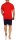 Herren Pyjama Set Short + Shirt Sommer, Rot 2XL