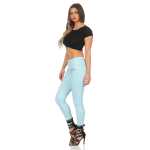 Treggings Jeggings Hüfthose Stretch Slimfit mit Taschen Hose;