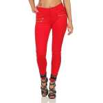 Treggings Jeggings Hüfthose Stretch Slimfit mit Taschen Hose;