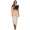 Treggings Jeggings Hüfthose Stretch Slimfit mit Taschen Hose; Beige XL